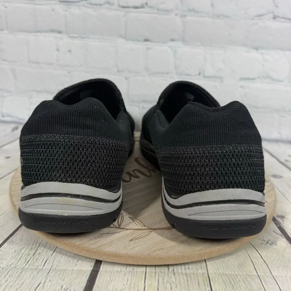 Skechers Expected Gomel Mens 13 Black Slip On Shoes Relaxed Fit Memory Foam